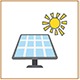 Solar energy panels for common areas